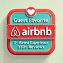 Airbnb Guest Favorite — 5-star rated experience, 350+ reviews