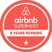 Airbnb Superhost badge